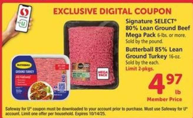 Butterball 85% Lean Ground Turkey