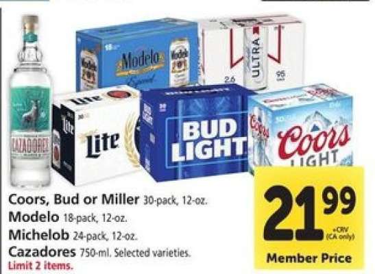 Coors, Bud or Miller