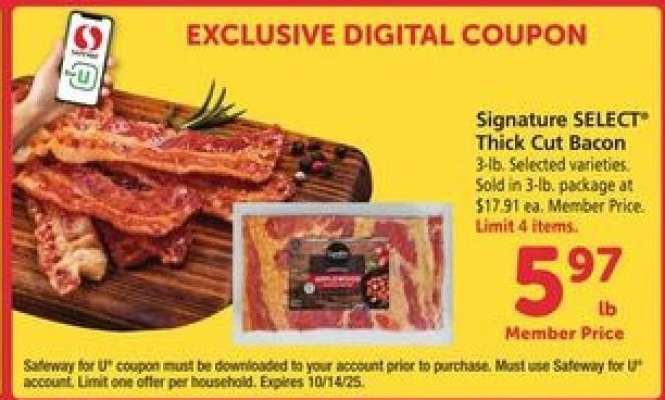Signature SELECT Thick-Cut Bacon