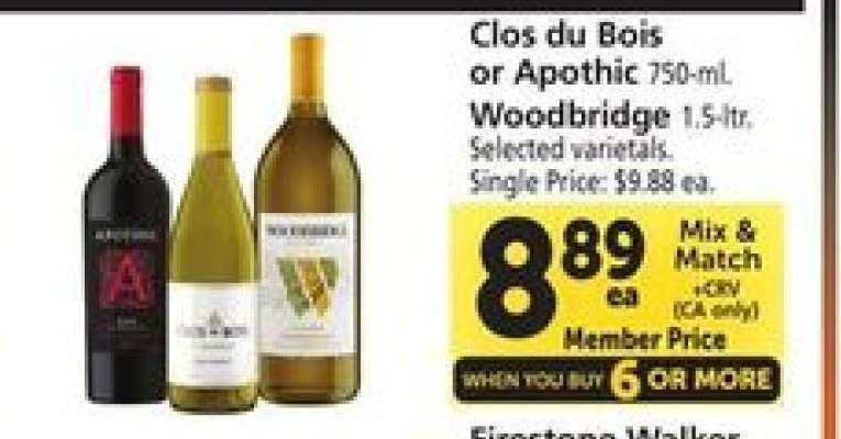 Clos du Bois or Apothic