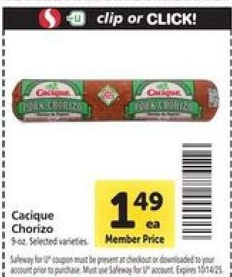Cacique Chorizo