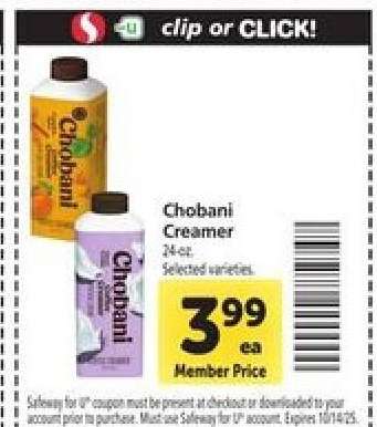 Chobani Creamer