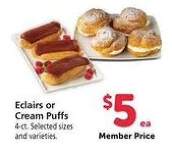 Eclairs or Cream Puffs