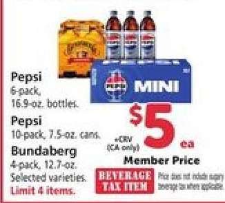 Pepsi/Bundaberg