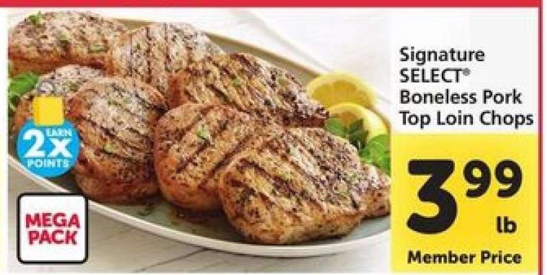 Signature SELECT Boneless Pork Top Loin Chops