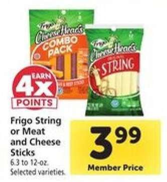 Frigo String or Meat and Cheese Sticks