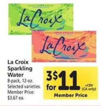 La Croix Sparkling Water