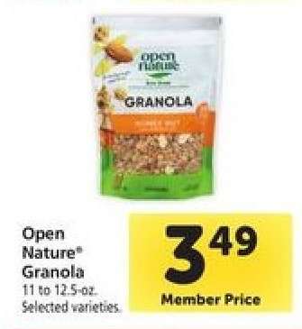 Open Nature Granola