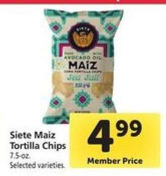 Siete Maiz Tortilla Chips