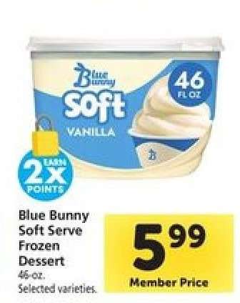Blue Bunny Soft Serve Frozen Dessert