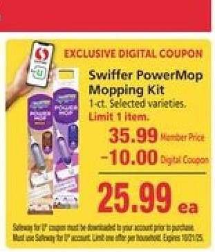 Swiffer PowerMop Mopping Kit