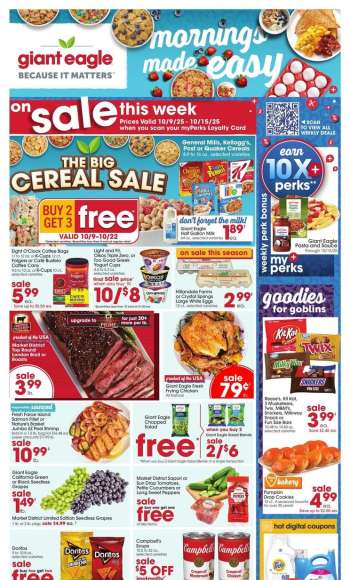 Giant Eagle Flyer - 10/09/2025 - 10/15/2025.