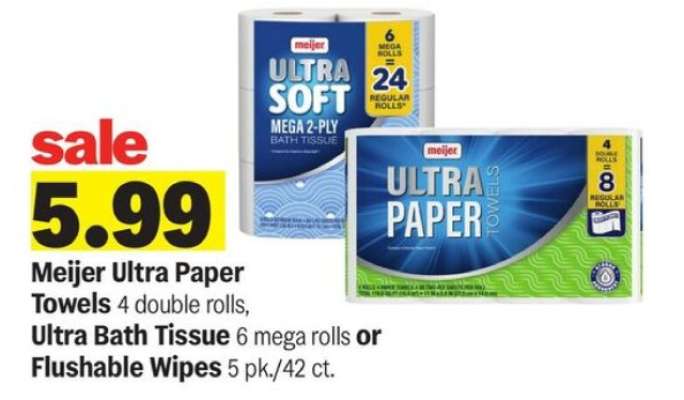 Meijer Ultra Paper Towels*