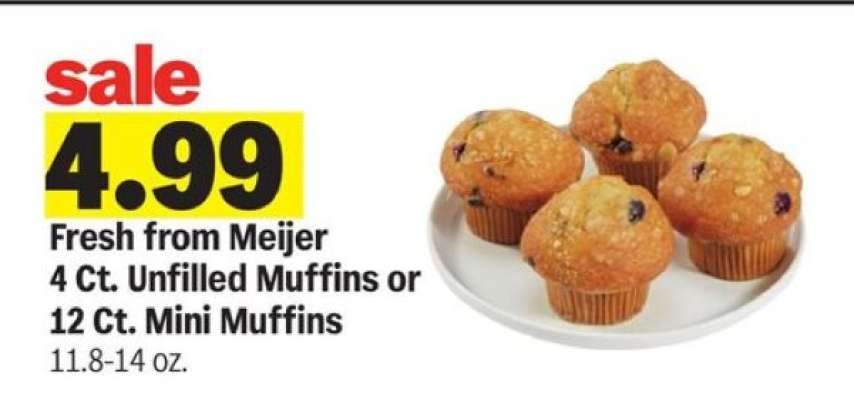 Fresh from Meijer Muffins