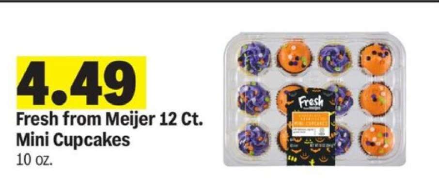 Fresh from Meijer 12 Ct. Mini Cupcakes