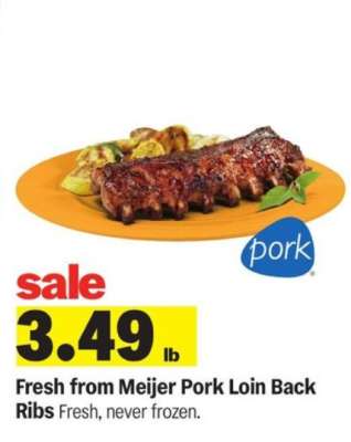 Meijer Pork Loin Back Ribs