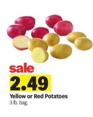 Yellow or Red Potatoes