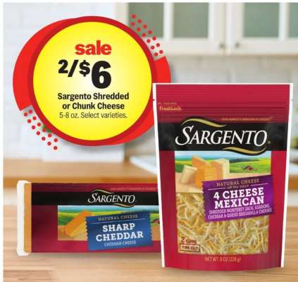 Sargento Shredded or Chunk Cheese*