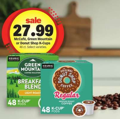 McCafé, Green Mountain or Donut Shop K-Cups