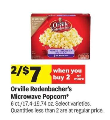 Orville Redenbacher's Microwave Popcorn