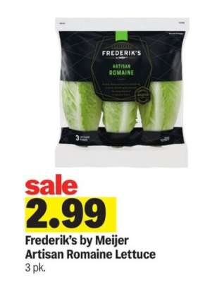 Frederik’s by Meijer Artisan Romaine Lettuce