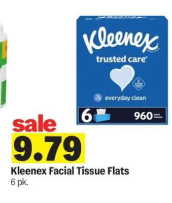 Kleenex Facial Tissue Flats
