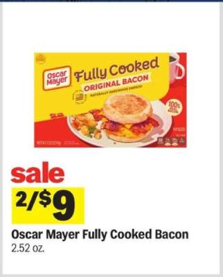 Oscar Mayer Fully Cooked Bacon*