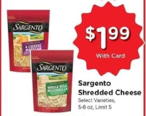 Sargento Shredded Cheese