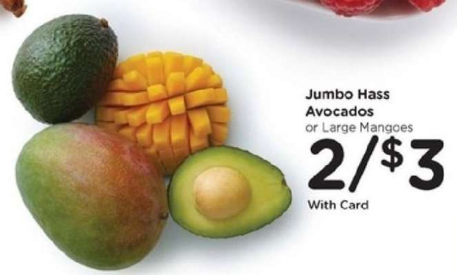 Jumbo Hass Avocados or Large Mangoes