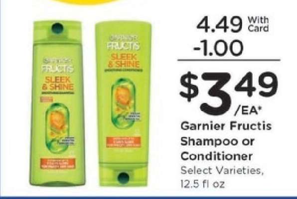 Garnier Fructis Shampoo or Conditioner