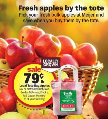 Local Tote Bag Apples
