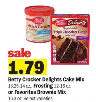 Betty Crocker Delights Cake Mix