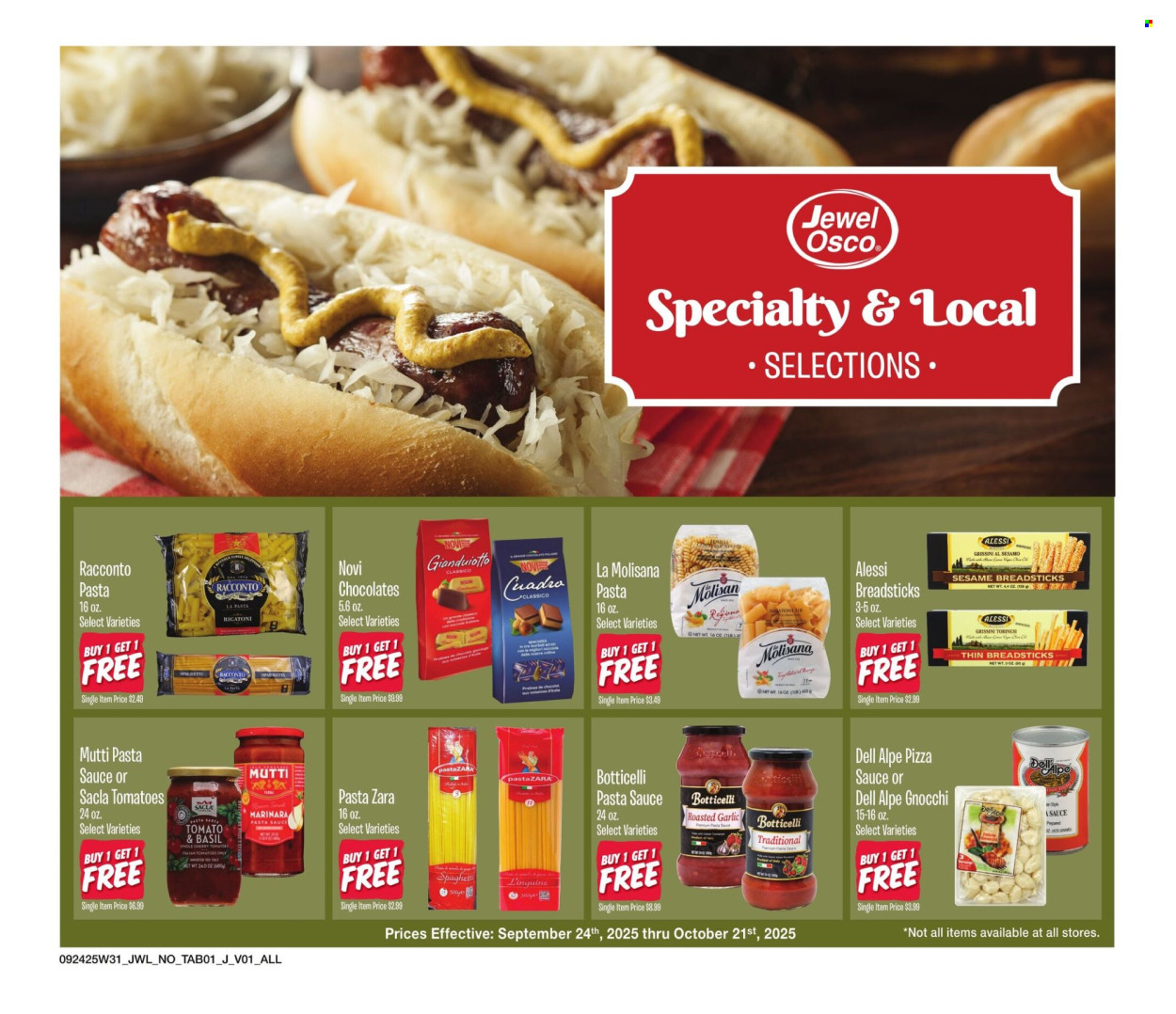 Jewel Osco ad - 09/24/2025 - 10/21/2025. Page 1