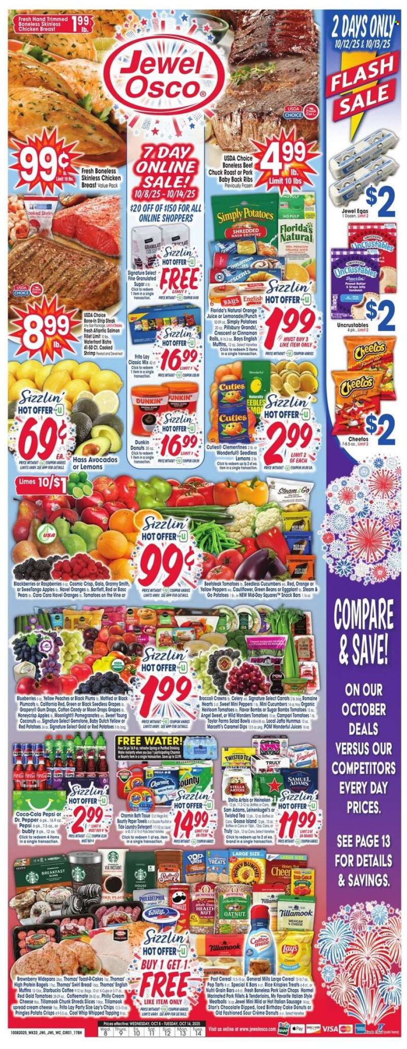 Jewel Osco Flyer - 10/08/2025 - 10/14/2025.