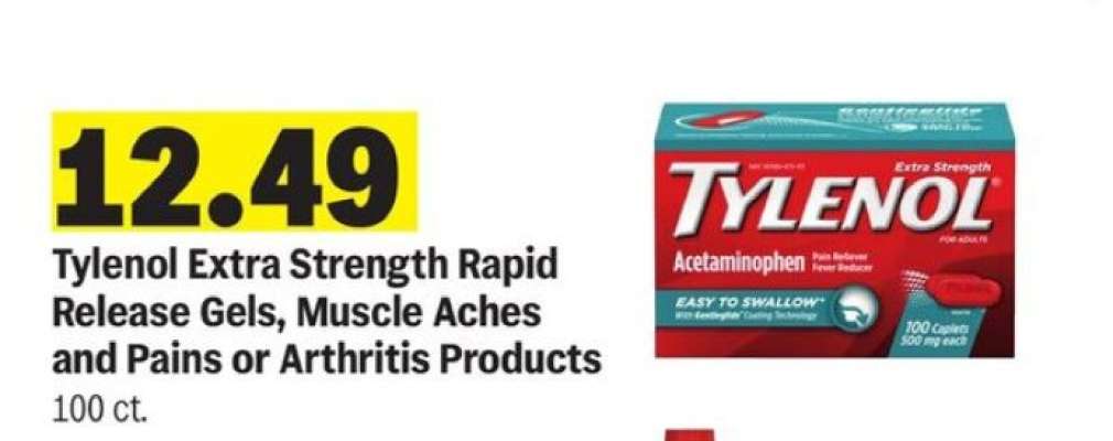 Tylenol Extra Strength Rapid Release Gels
