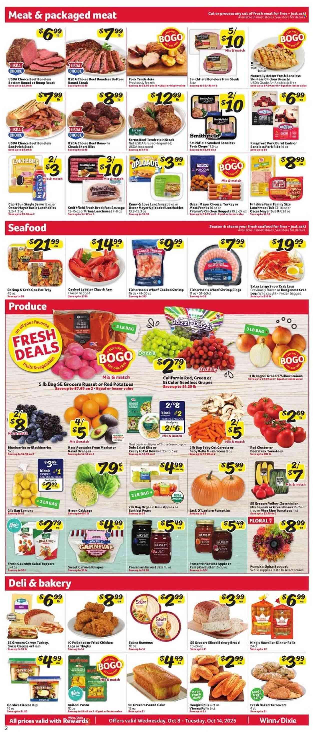 Winn Dixie ad - 10/08/2025 - 10/14/2025. Page 2