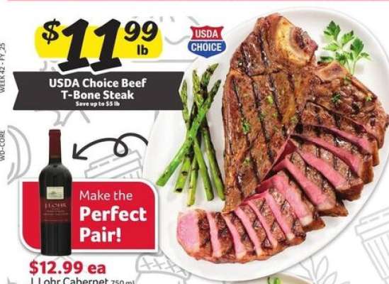 USDA Choice Beef T-Bone Steak