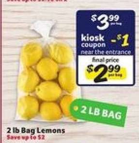 2 lb Bag Lemons