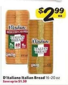 D'Italiano Italian Bread