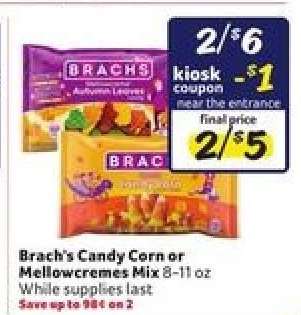 Brach's Candy Corn or Mellowcremes Mix