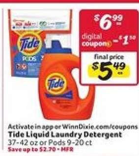 Tide Liquid Laundry Detergent