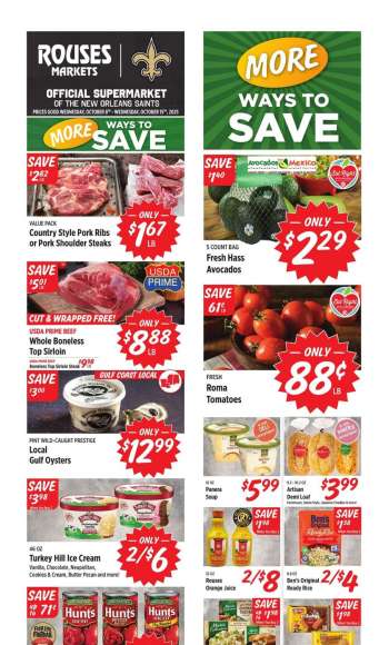 Rouses Markets Flyer - 10/08/2025 - 10/15/2025.