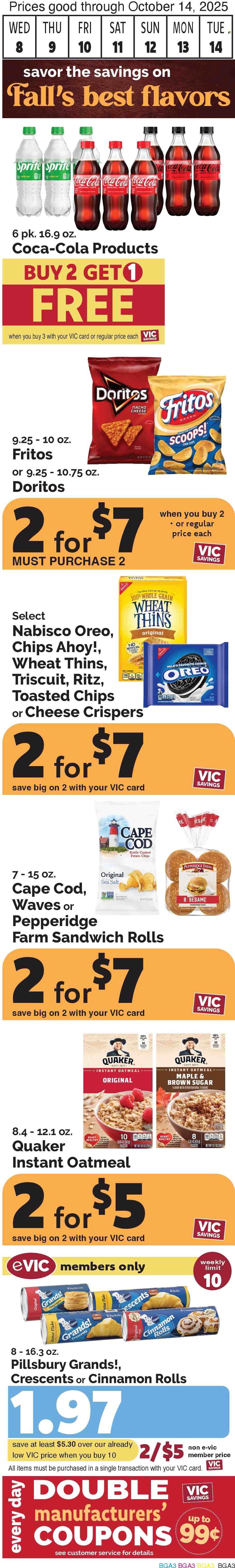 Harris Teeter ad - 10/08/2025 - 10/14/2025. Page 2
