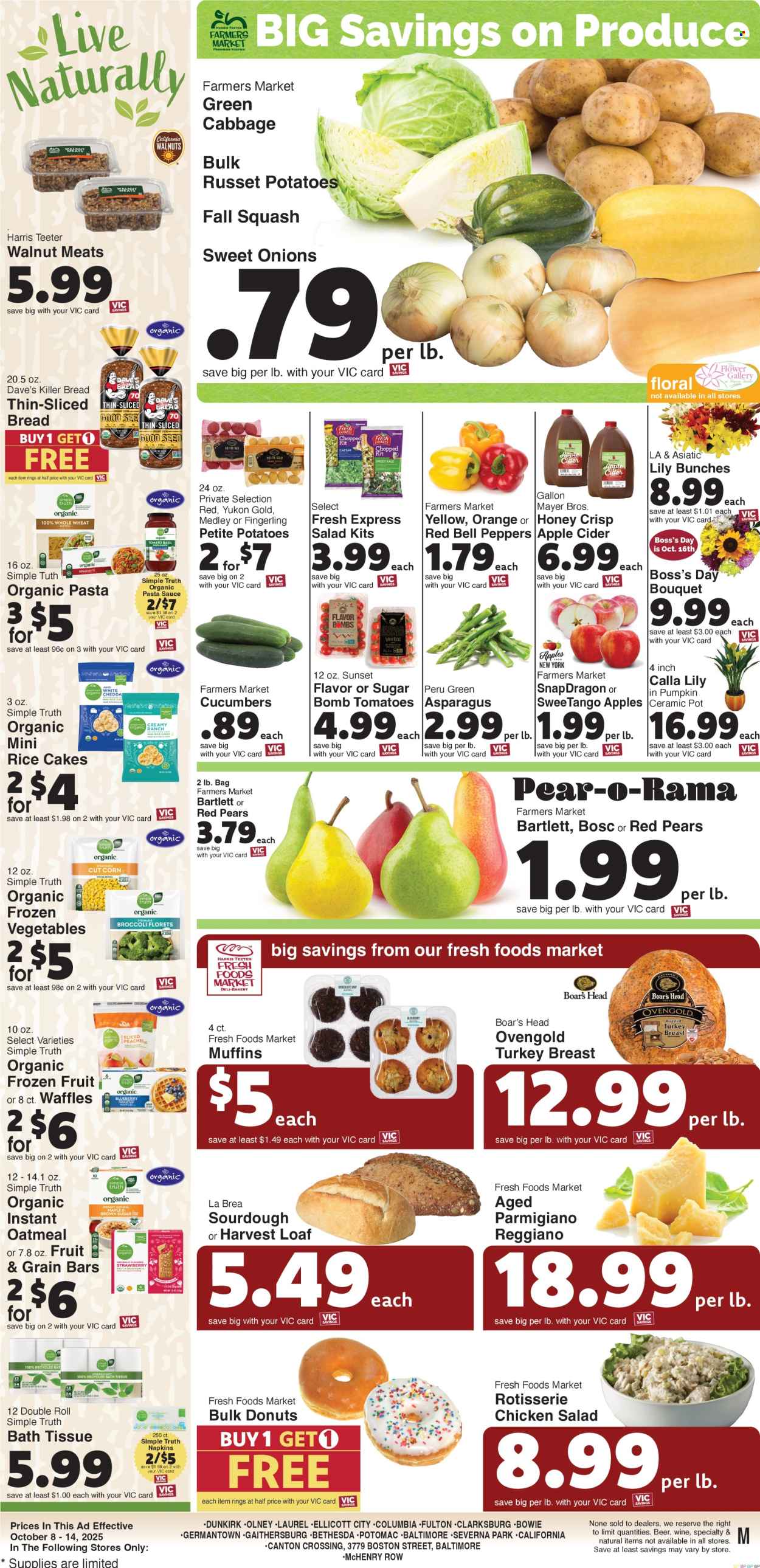Harris Teeter ad - 10/08/2025 - 10/14/2025. Page 10