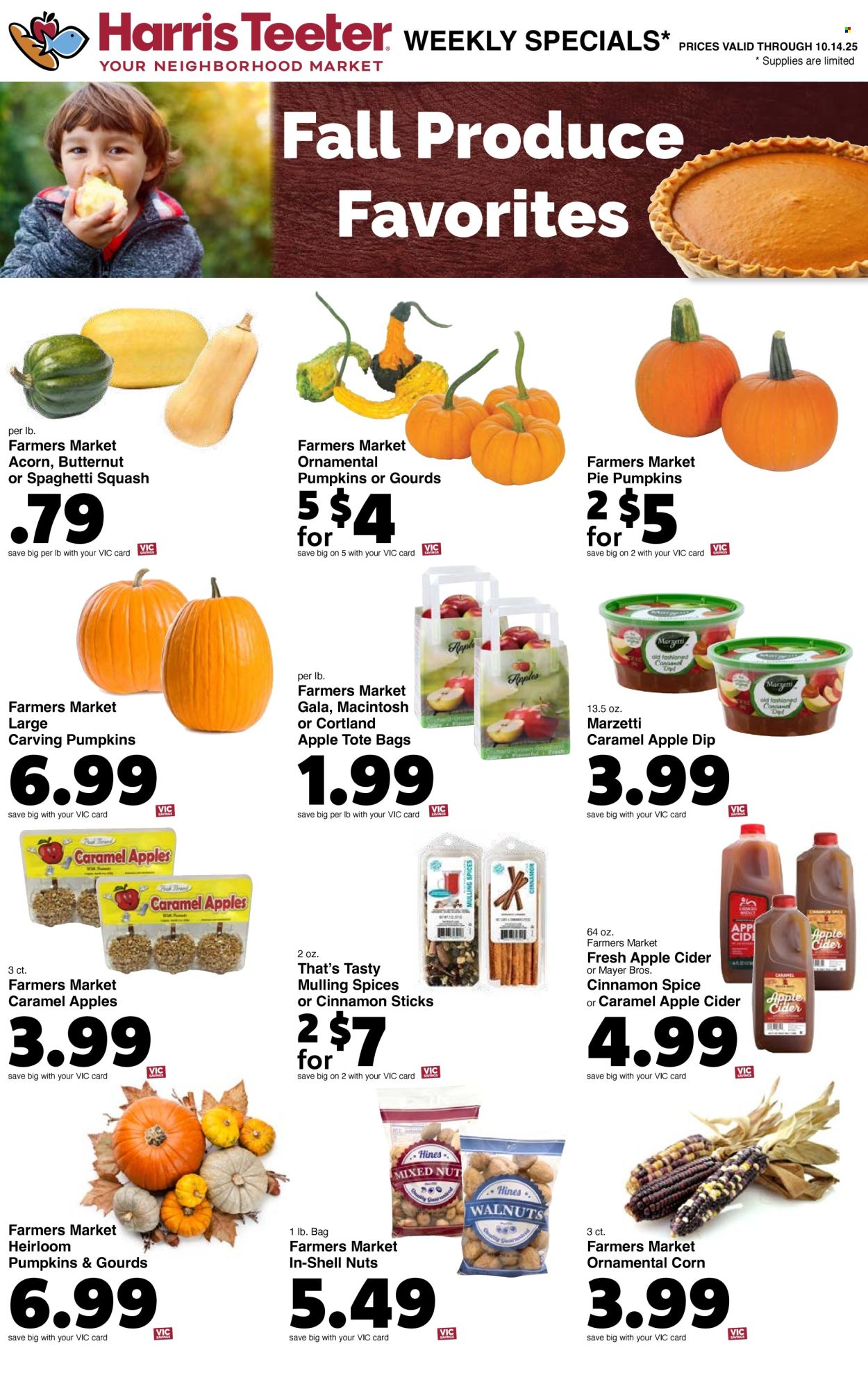 Harris Teeter ad - 10/08/2025 - 10/14/2025. Page 13