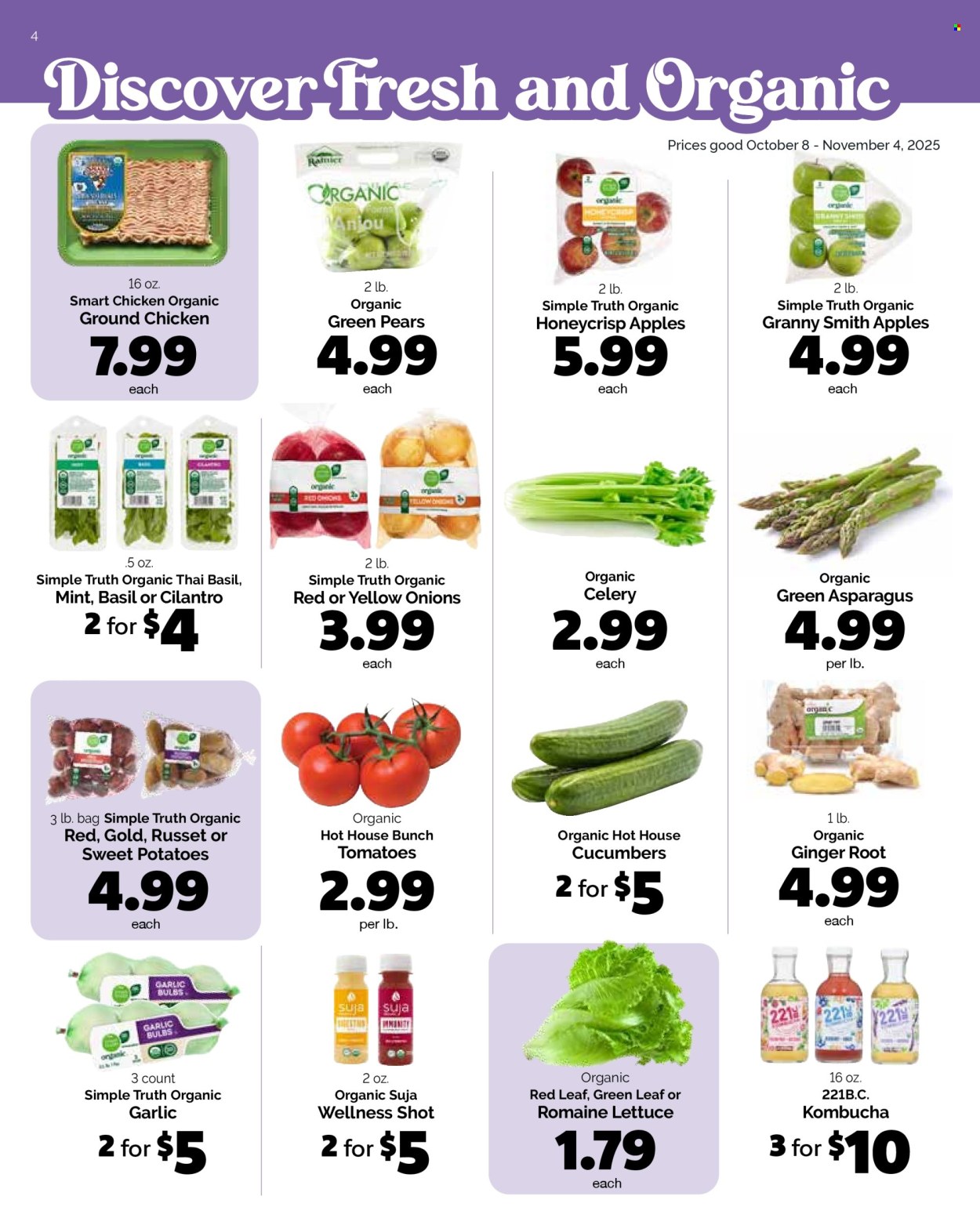Harris Teeter ad - 10/08/2025 - 11/04/2025. Page 4