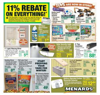 Menards Flyer - 10/09/2025 - 10/19/2025.