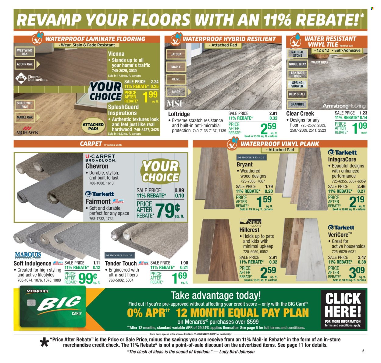Menards ad - 10/09/2025 - 10/19/2025. Page 8