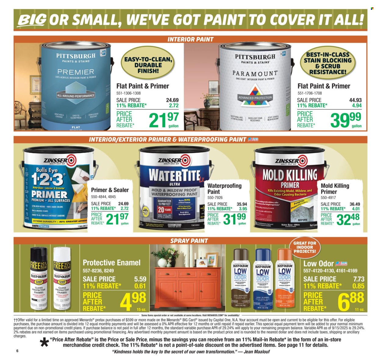 Menards ad - 10/09/2025 - 10/19/2025. Page 11