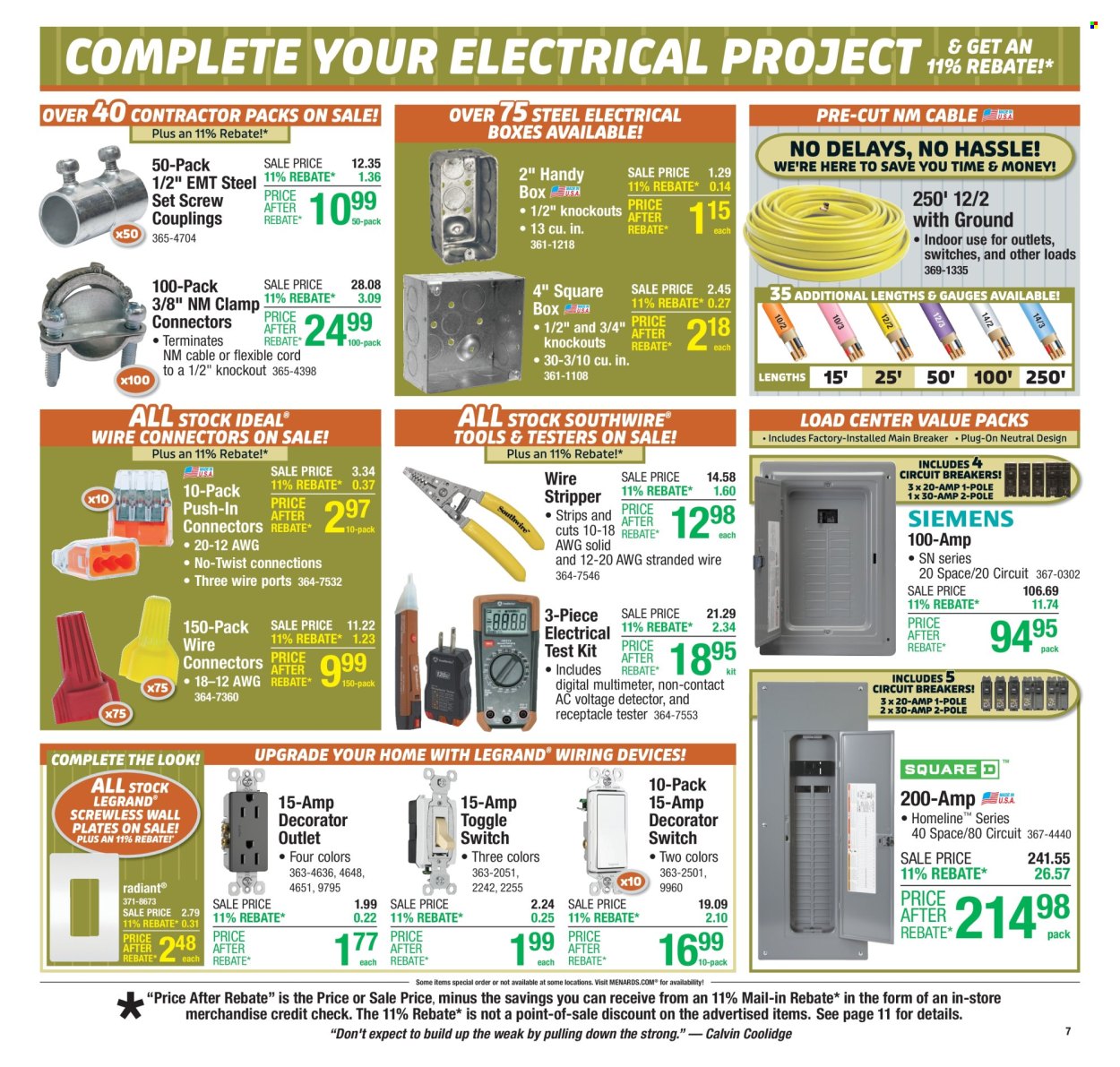 Menards ad - 10/09/2025 - 10/19/2025. Page 12